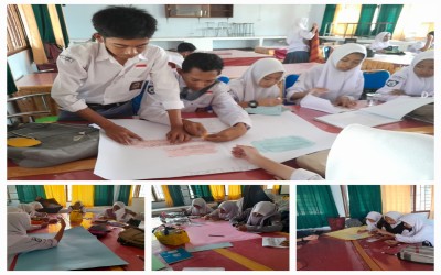 Kelas X Fase E SMAS Muhammadiyah Katingan Tengah melaksanakan P5 Kurikulum Merdeka dengan tema: Kearifan Lokal